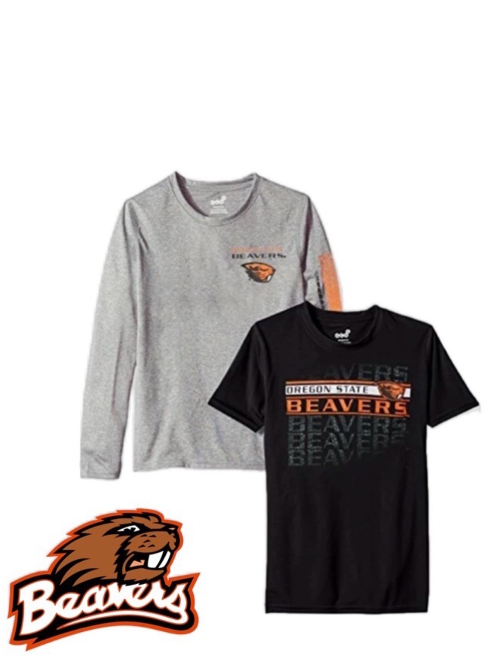NWT Lot of 2x [Gen2] Oregon State Beavers NCAA Shirts/Short Sleeve Youth XL (18)